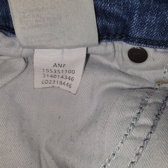 Abercrombie & Fitch Blue Skinny Jeans Premium Denim - Picture 7 of 12